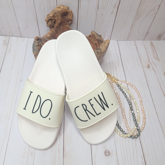Rae Dunn NWT "I Do Crew" bridesmaid wedding slides - Picture 5 of 8